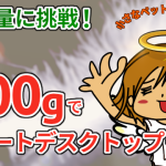 【最軽量に挑戦!】たった300gでリモートデスクトップする方法
